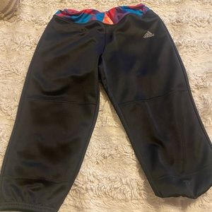 Black Adidas softball pants